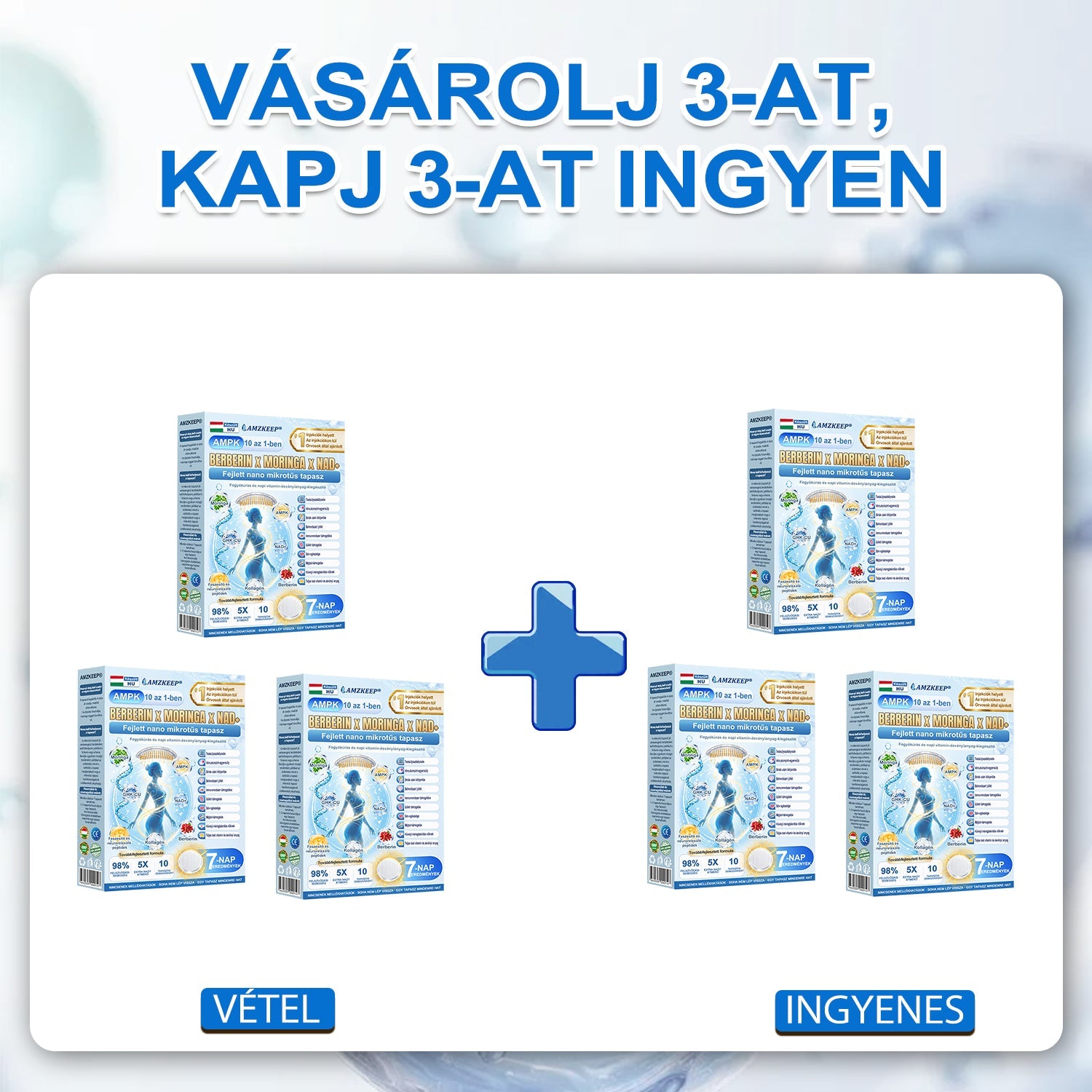 🔥 Vásárolj 3-at kapj 3-at ingyen – Fogyj akár 38 kg-ot