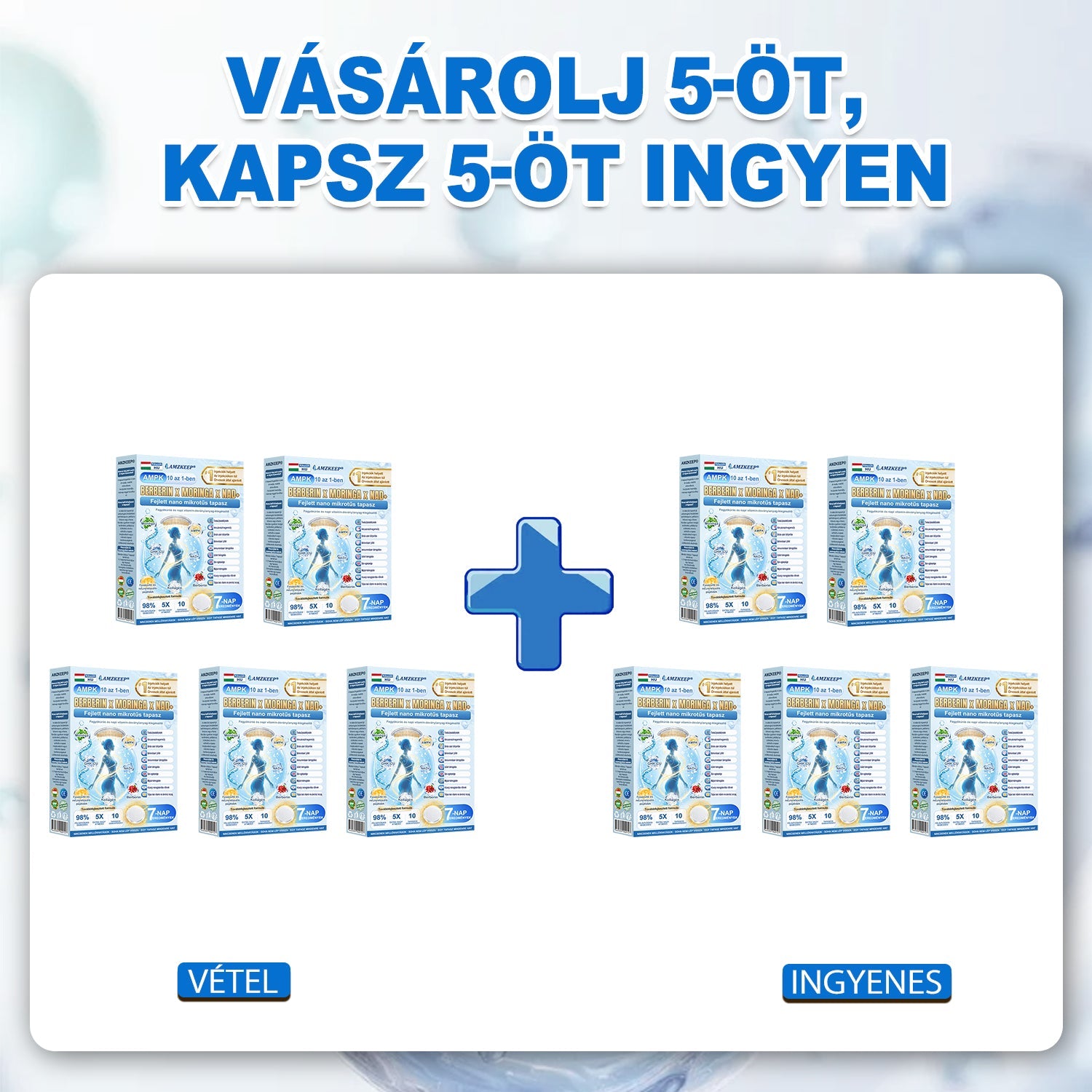 🎉 Vegyél 5-öt kapsz 5-öt ingyen – Fogyj akár 51 kg-ot
